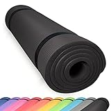 diMio Komfort-Gymnastikmatte Yogamatte in 185x60x1cm, 185x60x1.5cm, 185x90x1.5cm, 200x100x2 mit Tragegurt Phtalatfrei +...