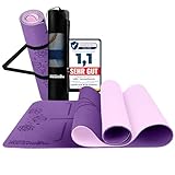 LA MENTE ES MARAVILLOSA - Gymnastikmatte, Rutschfest Yogamatte inkl. Tragegurt + Tasche + Übungs-E-Book, Gepolstert,...